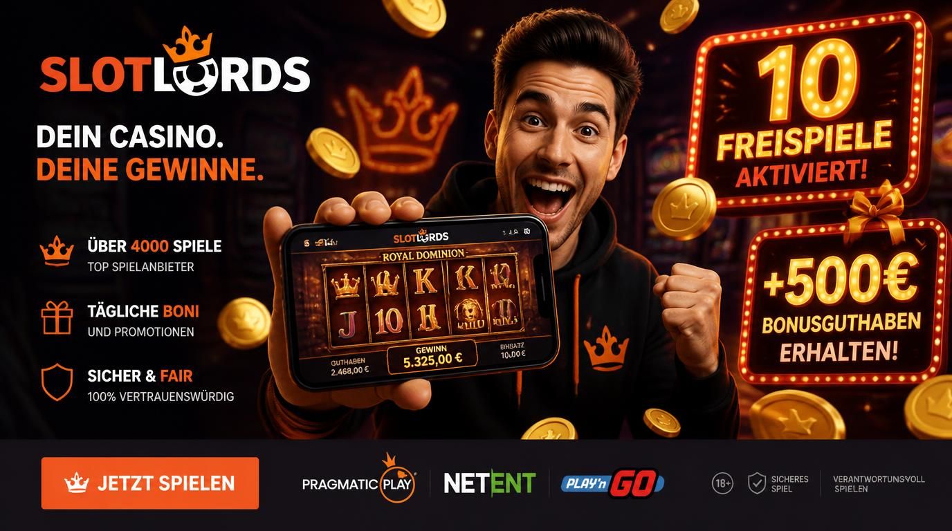 Willkommensbonus – Spieler mit Handy, Freispiele und Bonusgeld im goldenen Licht