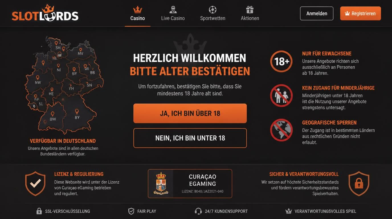 Nur volljährige Nutzer aus zugelassenen Ländern mit gültiger Lizenz